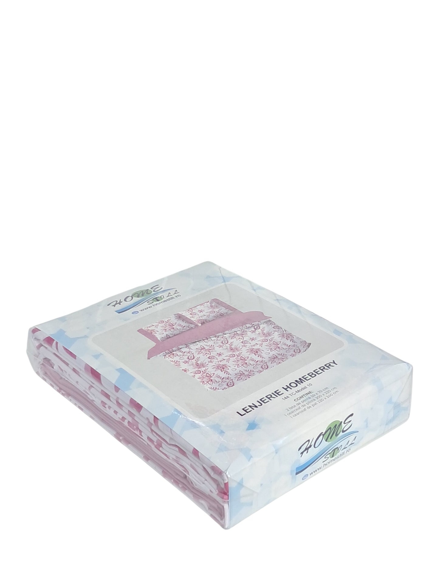 Homeberry Lenjerie De Pat 2 Pers, 100% Bumbac, 220x240