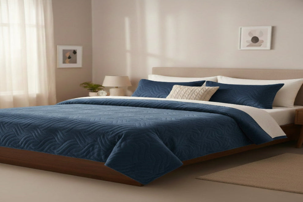 Cuvertura de Pat Velvet 220/240 + 2 Fete de Perna