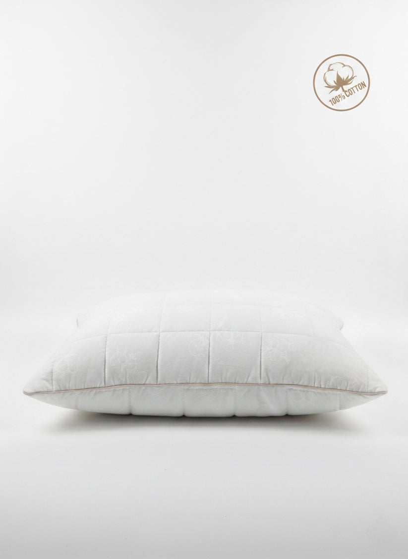 Perna Brius Bumbac Lux, Banda climaterica, 50x70, Alb / Air Mesh, Intretinere, Lavabila la masina (30°C), imagine produs