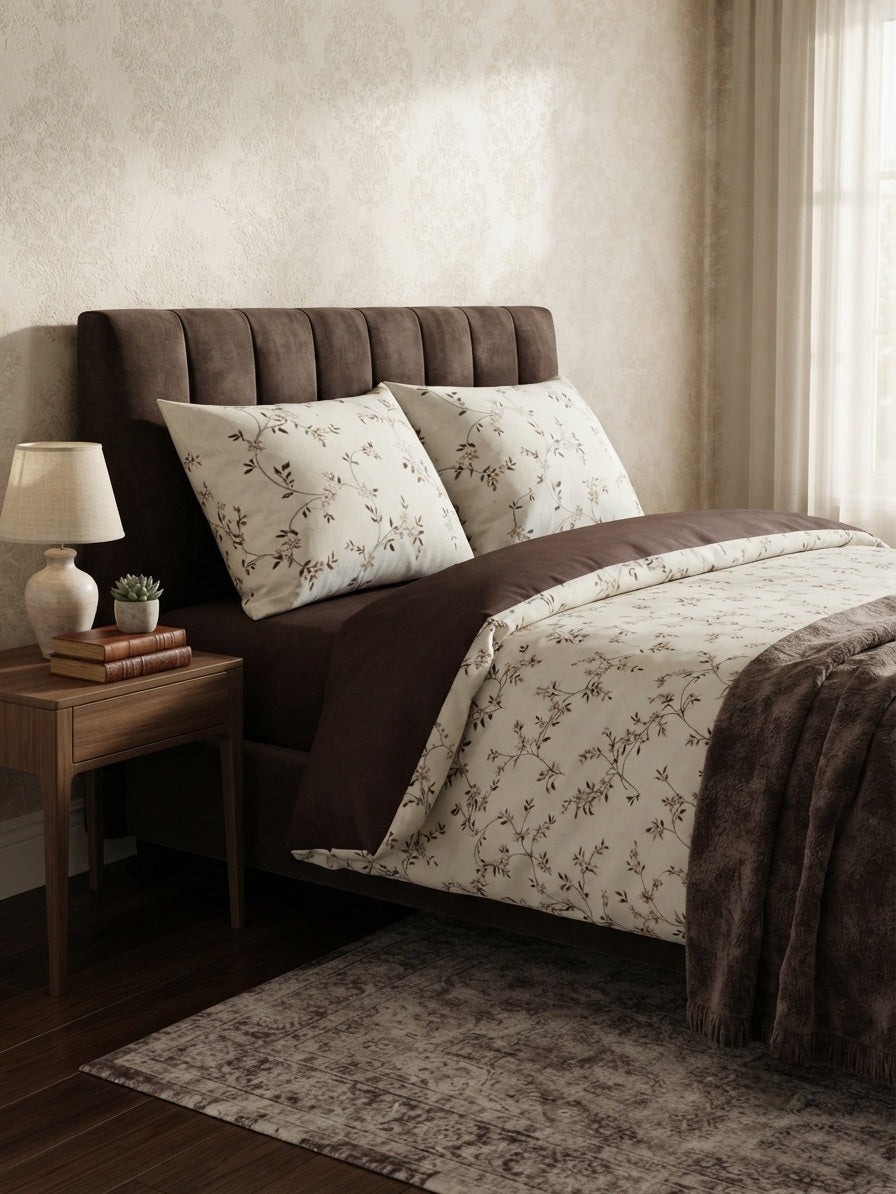 Homeberry Lenjerie De Pat 2 Pers, 100% Bumbac, 220x240