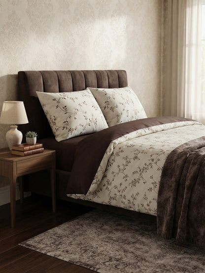 Homeberry Lenjerie De Pat 2 Pers, 100% Bumbac, 220x240