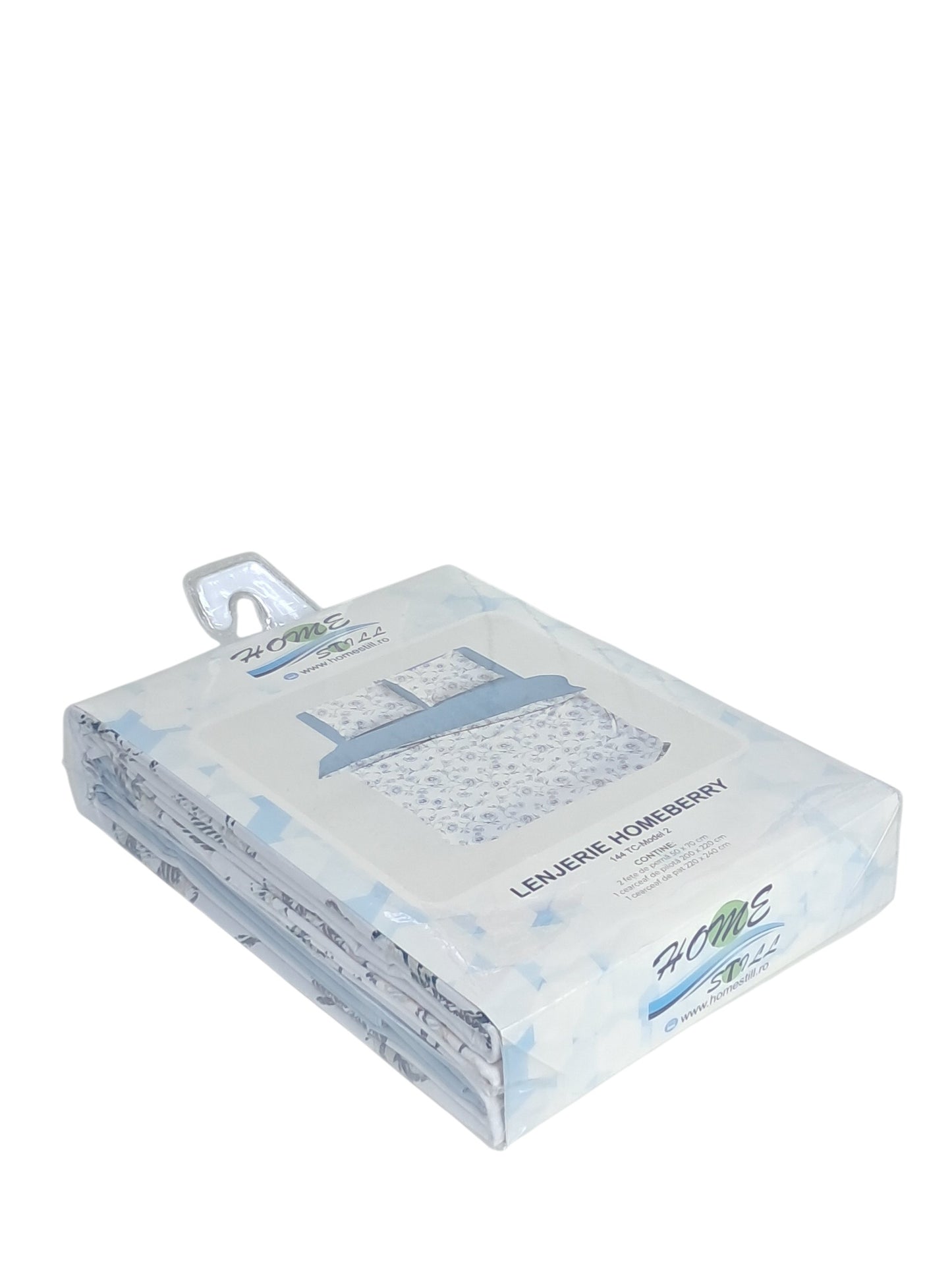 Homeberry Lenjerie De Pat 2 Pers, 100% Bumbac, 220x240