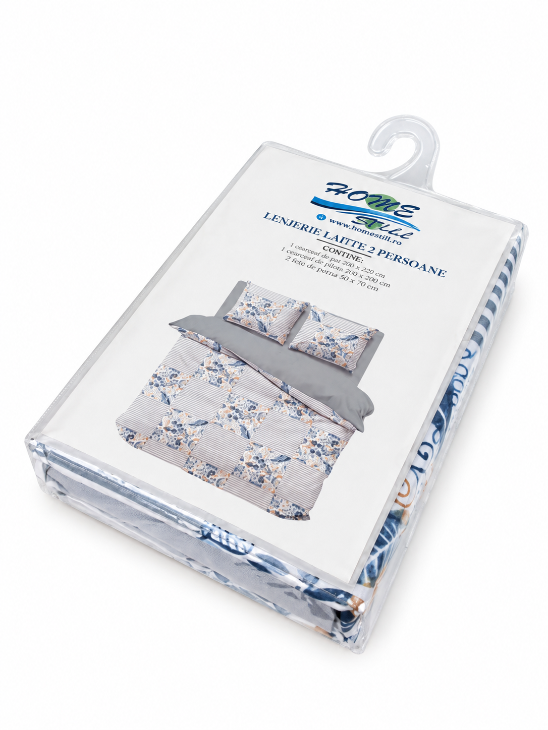 Lenjerie De Pat Latte 2 Pers, Microfibra, 220x240