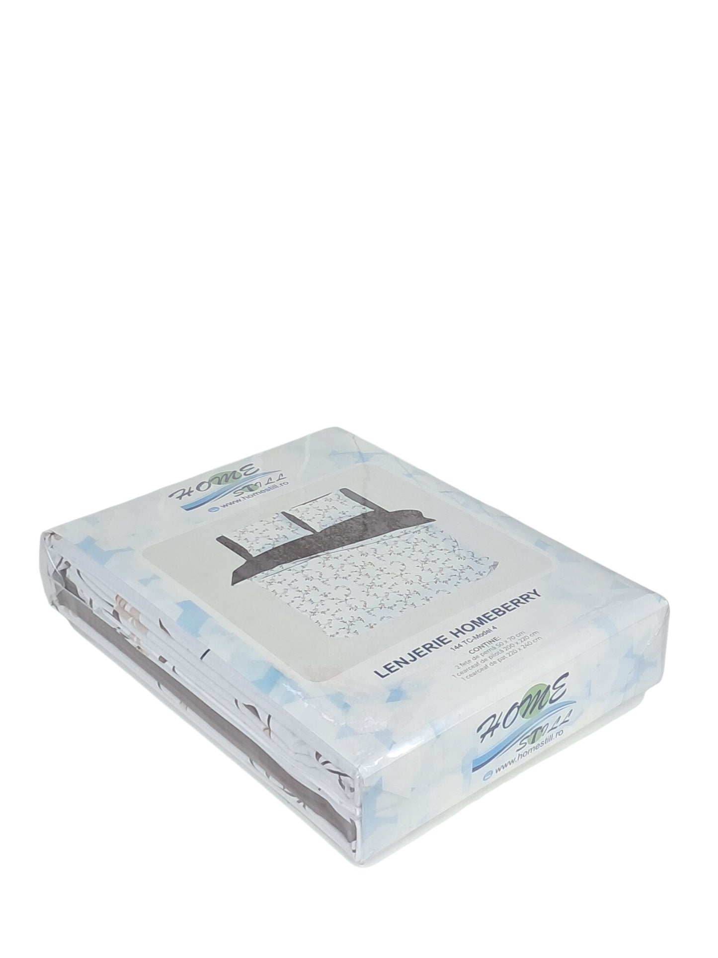 Homeberry Lenjerie De Pat 2 Pers, 100% Bumbac, 220x240