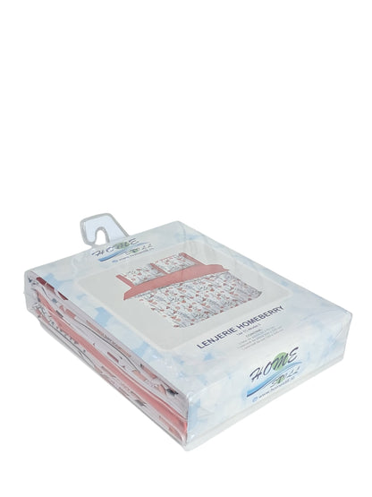 Homeberry Lenjerie De Pat 2 Pers, 100% Bumbac, 220x240