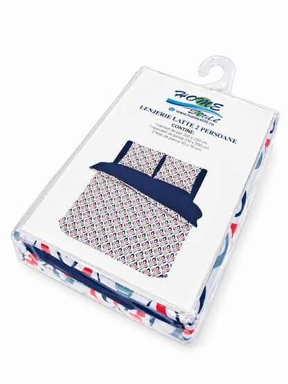 Lenjerie De Pat Latte 2 Pers, Microfibra, 220x240