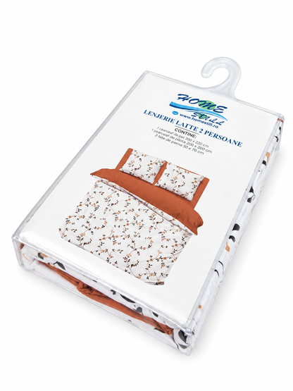 Lenjerie De Pat Latte 2 Pers, Microfibra, 220x240