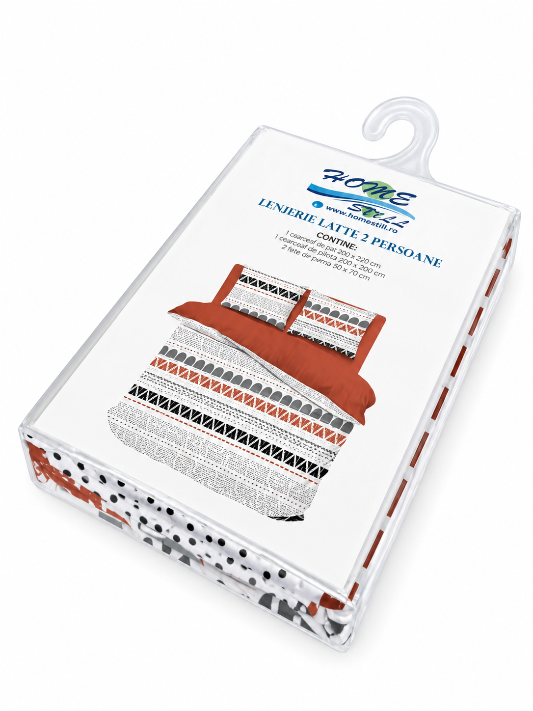 Lenjerie De Pat Latte 2 Pers, Microfibra, 220x240