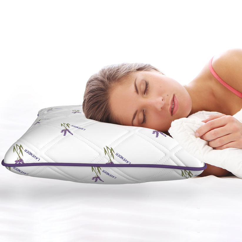 Perna Brius Matlasata Lavender, Soft Touch, 50x70, Nivel de fermitate mediu, 50x70, imagine produs
