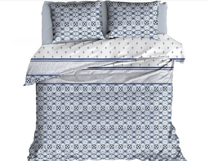 Lenjerie de Pat Ranforce 2 Pers 4 Pcs