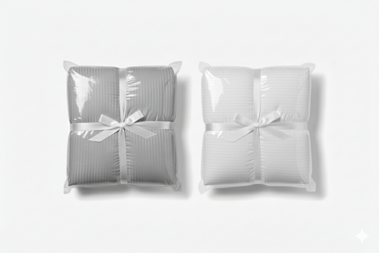 Set 2 Lenjerii Damasc Policotton 2 Pers