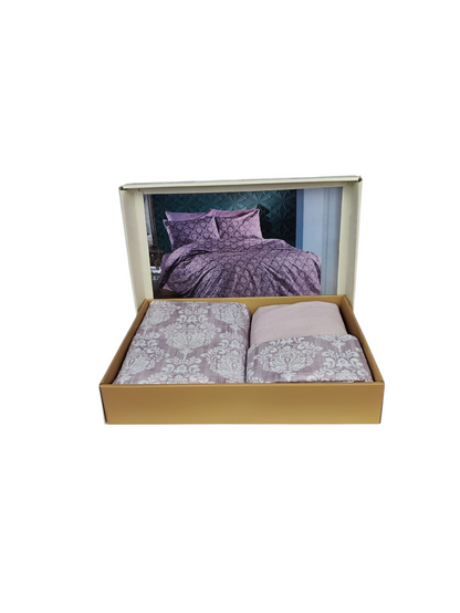 Lenjerie de Pat 2 Pers Gold Ranforce 4 Pcs