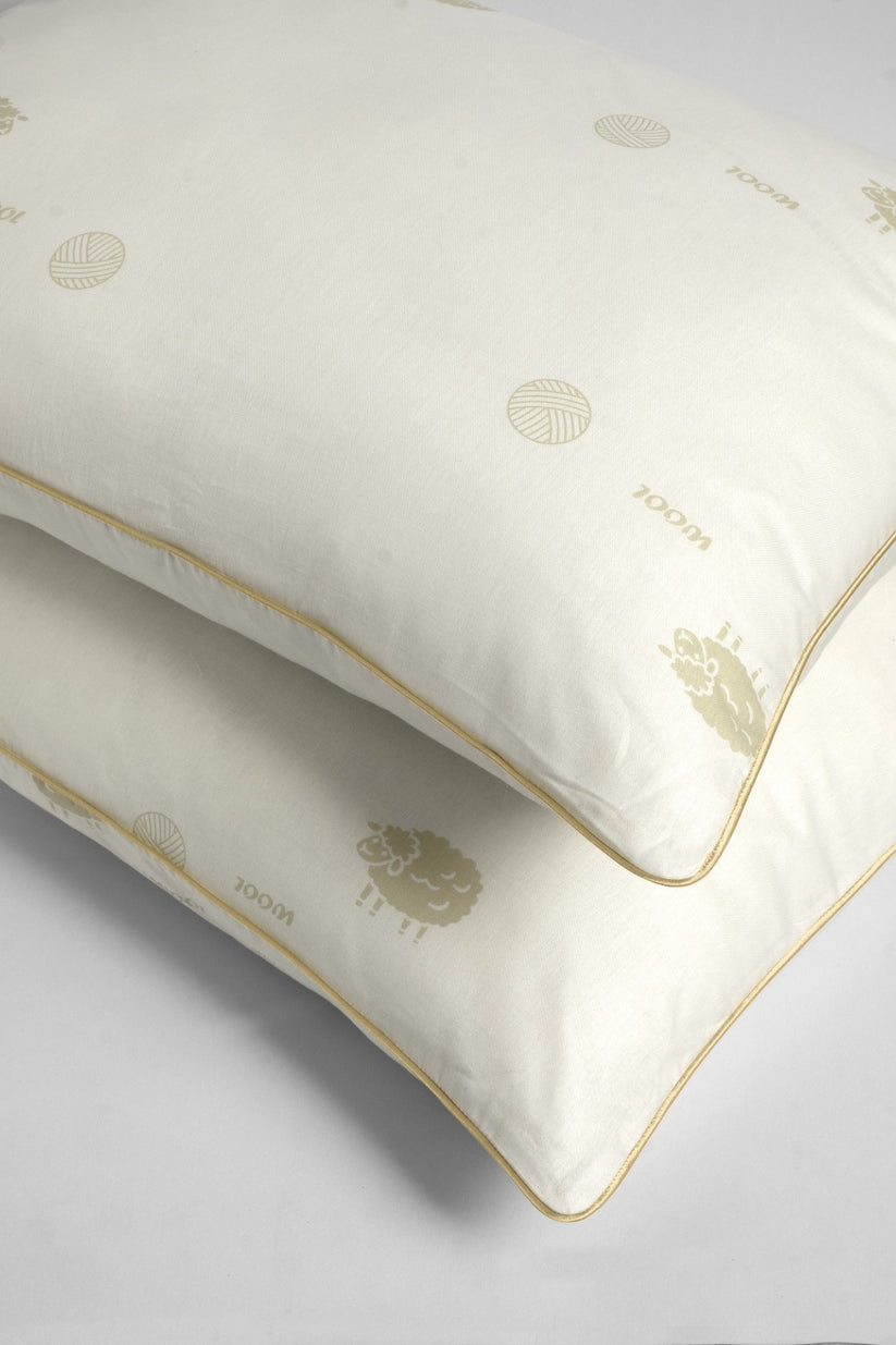 Perna Brius Lana Premium, Banda climaterica, 50x70, Alb / Air Mesh, Intretinere, Lavabila la masina (30°C), detaliu produs