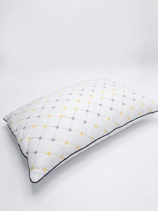 Perna Brodata, Microfibră Soft Touch, Auriu, 50x70, HomeStill