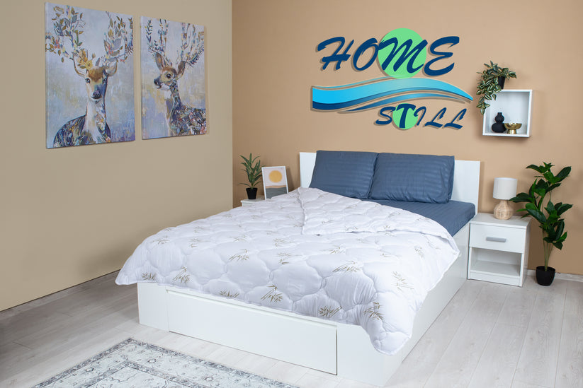 Pilota Brius Matlasata Bamboo, All Season 400g, 200x220, Calitate Premium, 200x220, imagine produs
