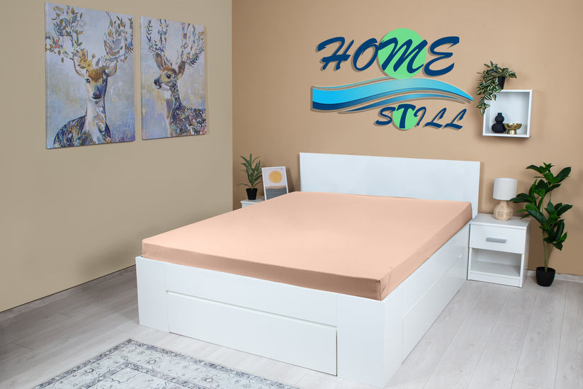 Husa Brius Bumbac Organic, 100% bumbac organic, Material moale si prietenos cu pielea, Roz, detaliu produs