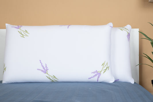 Set 2 Perne Memory Lavender 40x70 Micro