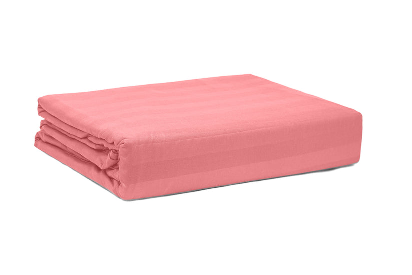 Lenjerie Brius Damasc Microsatinat, Color, 230x250, Calitate Premium, Roz, imagine produs