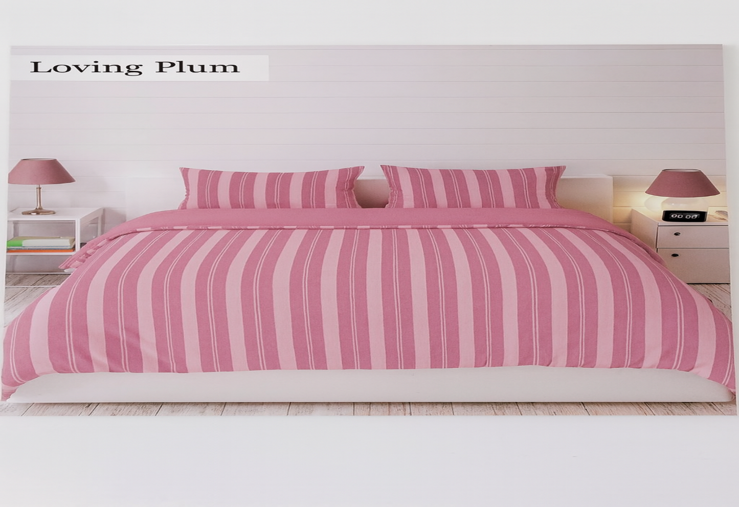 Lenjerie de Pat 2 Pers. Natural Soft 4 Pcs