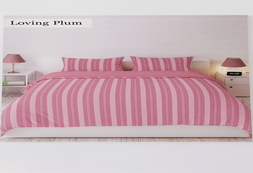 Lenjerie de Pat 2 Pers. Natural Soft 4 Pcs