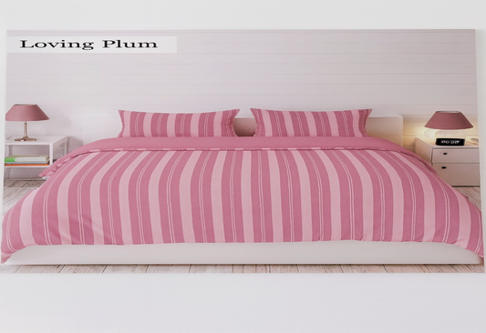 Lenjerie de Pat 2 Pers. Natural Soft 4 Pcs