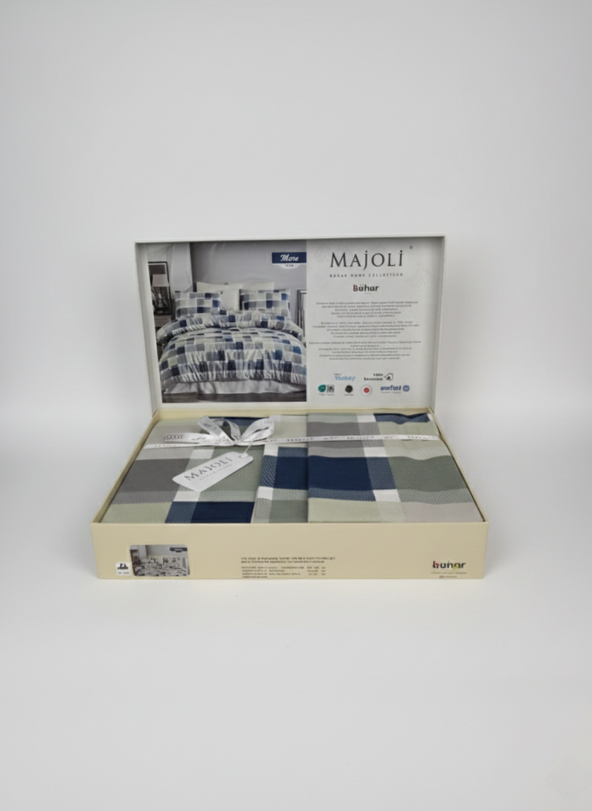 Lenjerie de Pat 2 Pers. Majoli 4 Pcs