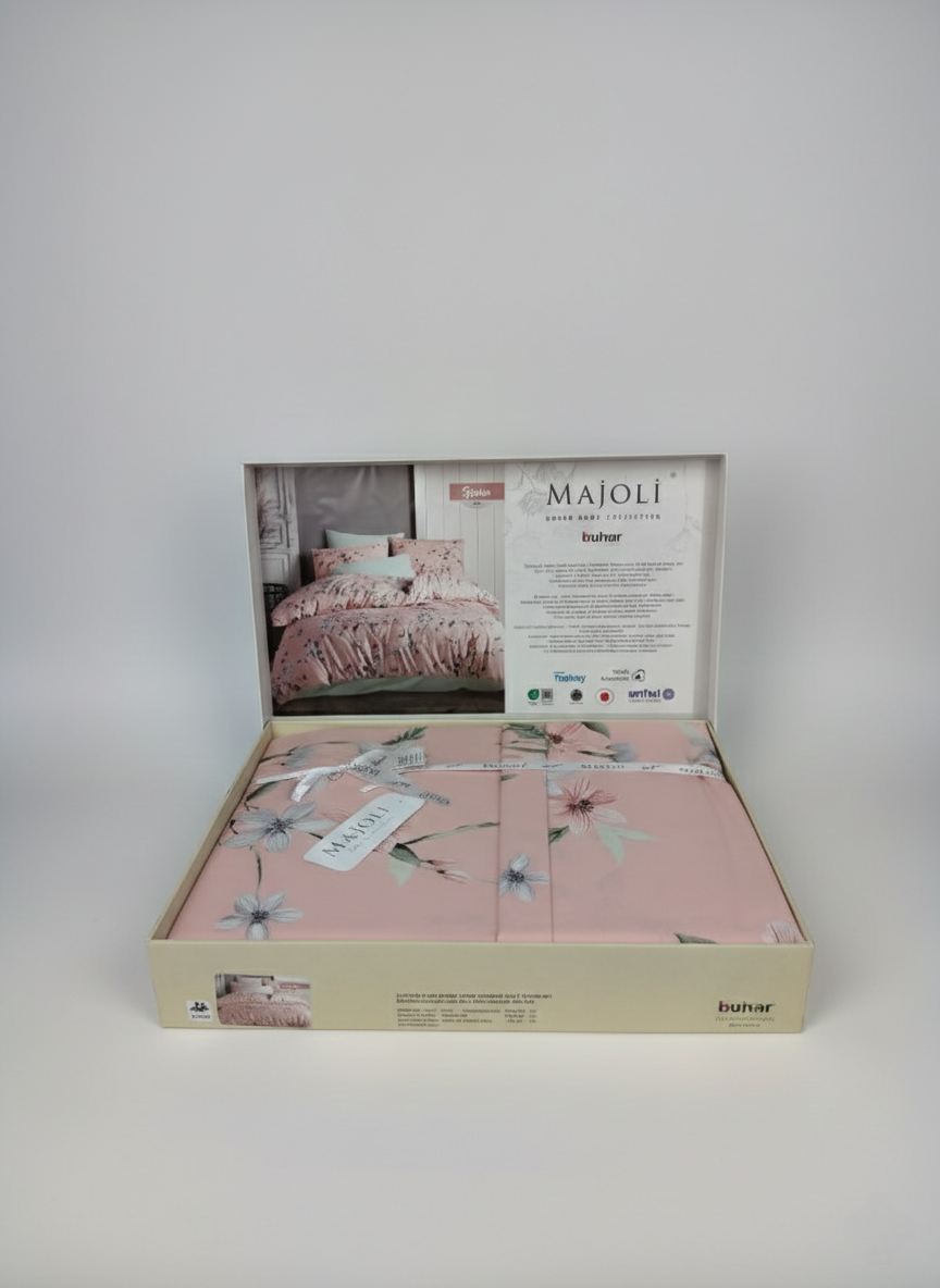 Lenjerie de Pat 2 Pers. Majoli 4 Pcs