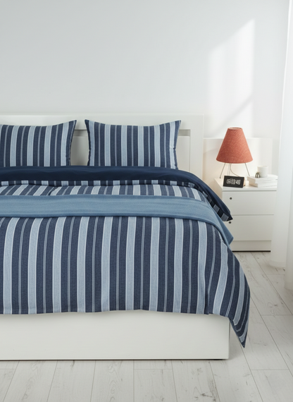 Lenjerie de Pat 2 Pers. Natural Soft 4 Pcs
