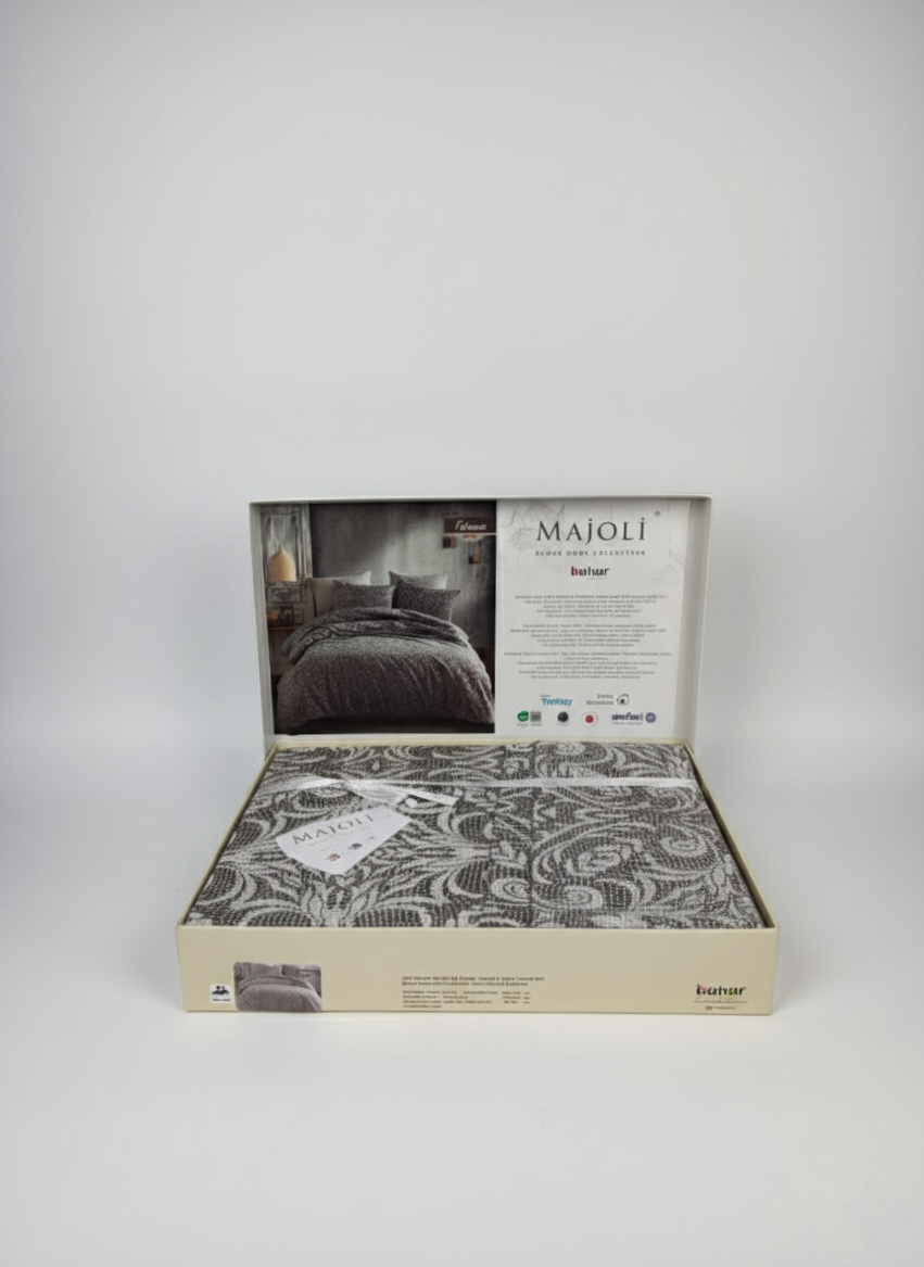 Lenjerie de Pat 2 Pers. Majoli 4 Pcs
