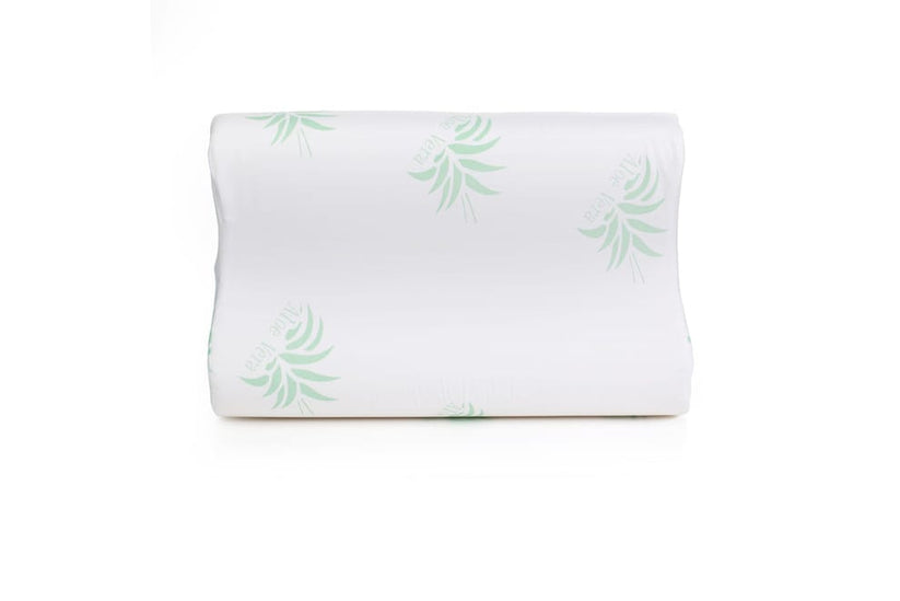 Perna Brius Ergonomica, Microfibra super soft, Umplutura perna, Burete memory foam, Burete Memory Aloe Vera, 40x60, detaliu produs