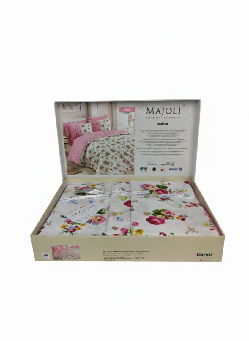 Lenjerie de Pat 2 Pers. Majoli 4 Pcs