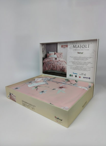 Lenjerie de Pat 2 Pers. Majoli 4 Pcs